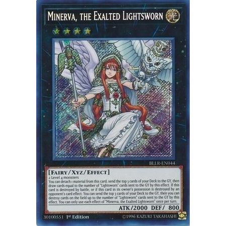 Image for Minerva, the Exalted Lightsworn (BLLR-EN044) (BLLR) - YuGiOh