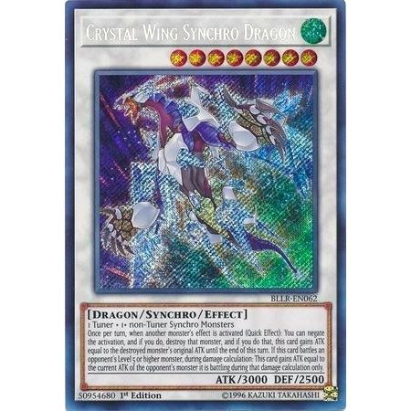 Image for Crystal Wing Synchro Dragon (BLLR-EN062) (BLLR) - YuGiOh