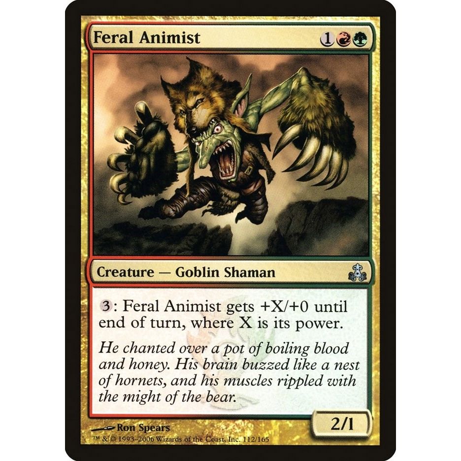 Image for Feral Animist (112) (GPT) - Magic: The Gathering
