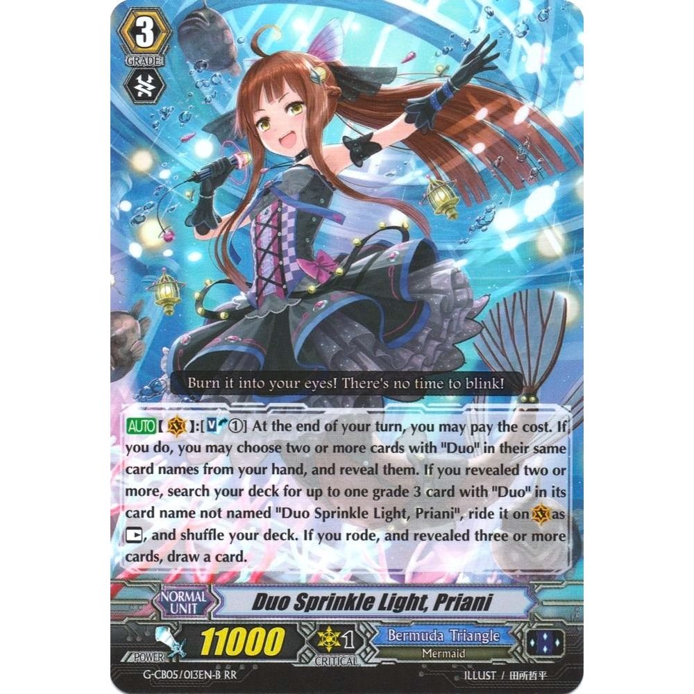 Image for Duo Sprinkle Light, Priani (Black) (G-CB05/013EN B) (G-CB05) - Cardfight Vanguard