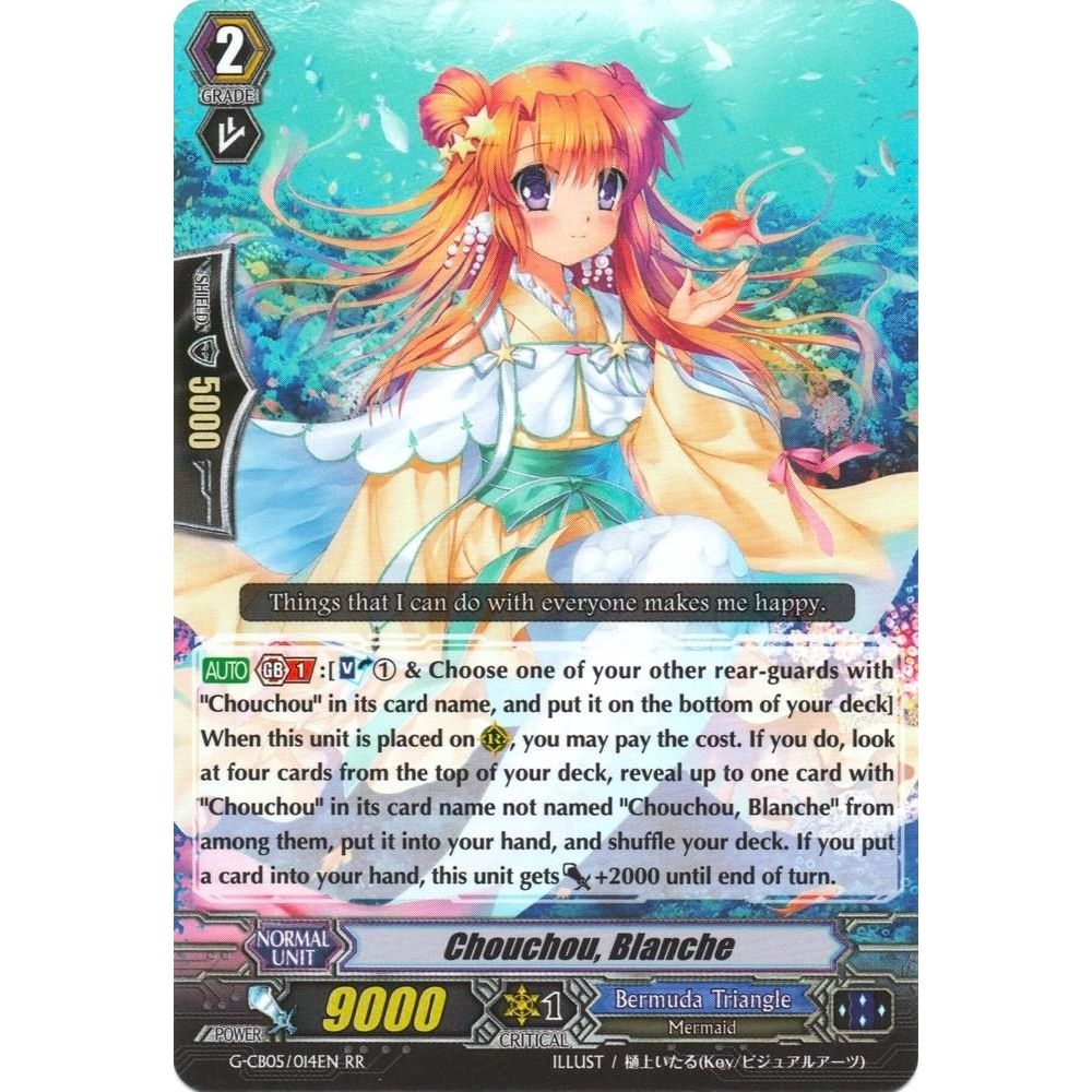 Image for Chouchou, Blanche (G-CB05/014EN) (G-CB05) - Cardfight Vanguard