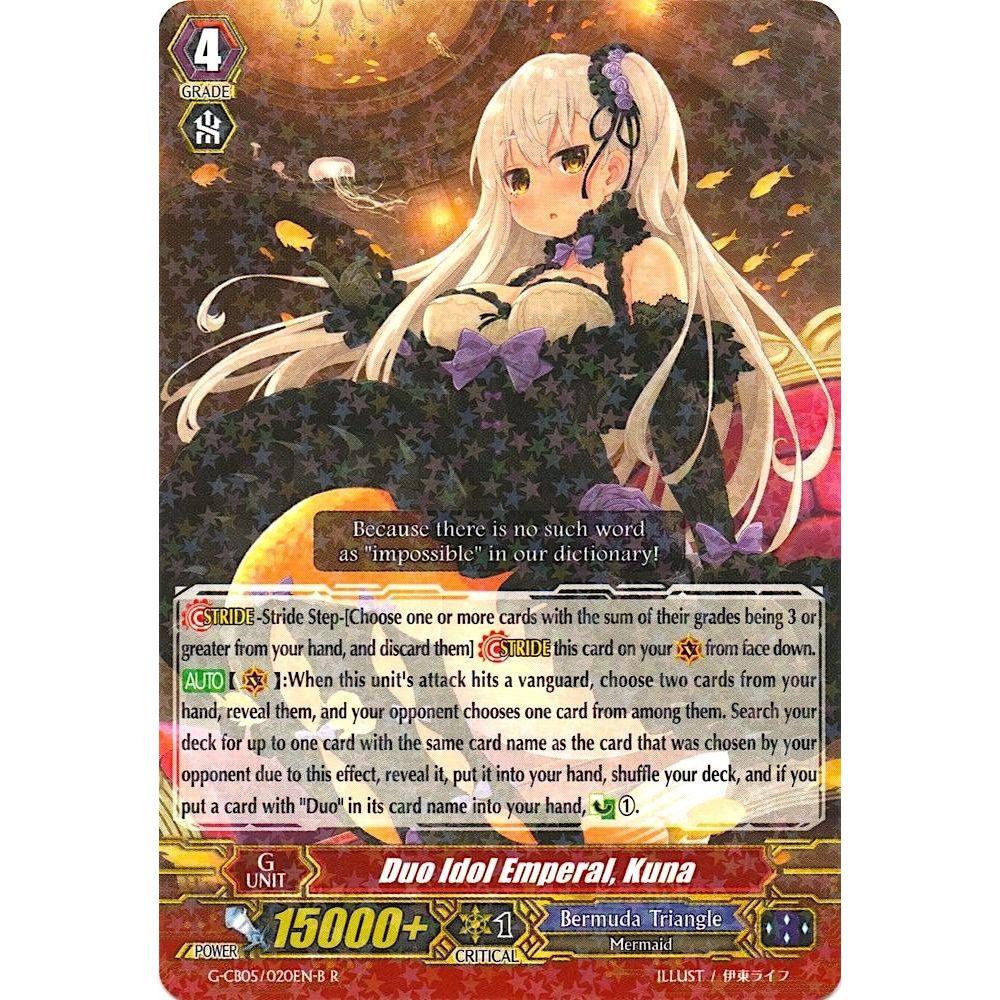 Image for Duo Idol Emperal, Kuna (Black) (G-CB05/020EN B) (G-CB05) - Cardfight Vanguard