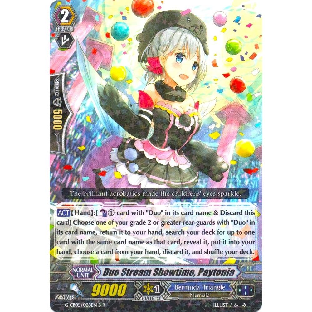 Image for Duo Stream Showtime, Paytonia (Black) (G-CB05/028EN B) (G-CB05) - Cardfight Vanguard