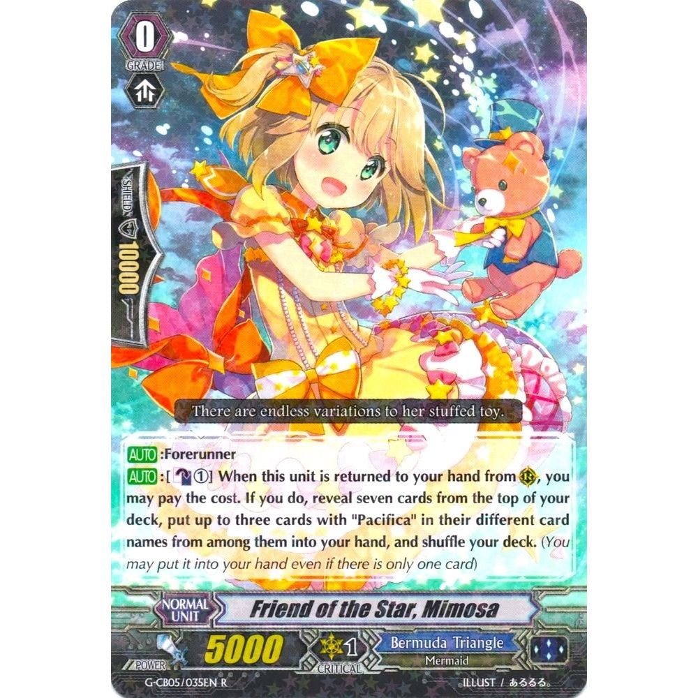 Image for Friend of the Star, Mimosa (G-CB05/035EN) (G-CB05) - Cardfight Vanguard