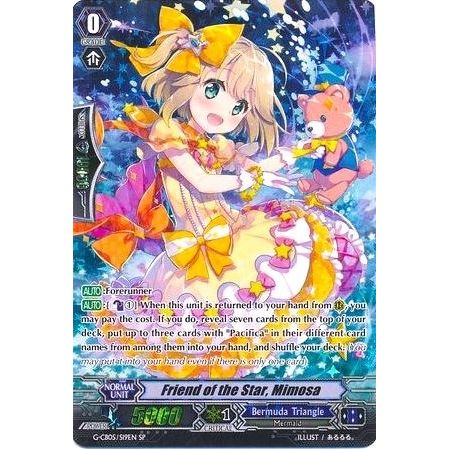 Image for Friend of the Star, Mimosa (SP) (G-CB05/S19EN) (G-CB05) - Cardfight Vanguard