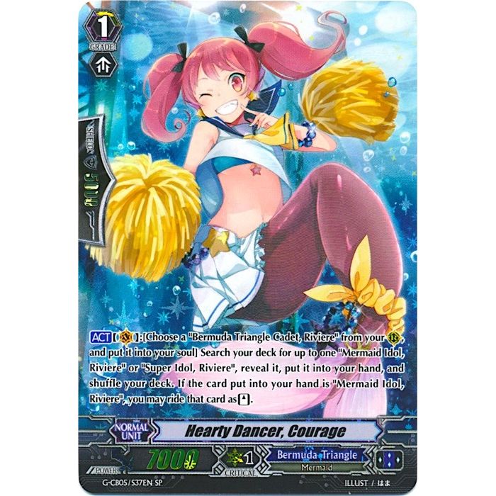 Image for Hearty Dancer, Courage (SP) (G-CB05/S37EN) (G-CB05) - Cardfight Vanguard