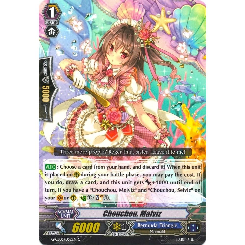 Image for Chouchou, Malviz (G-CB05/052EN) (G-CB05) - Cardfight Vanguard