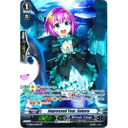 Image for Impressed Tear, Subaru (SP) (G-CB05/S43EN) (G-CB05) - Cardfight Vanguard