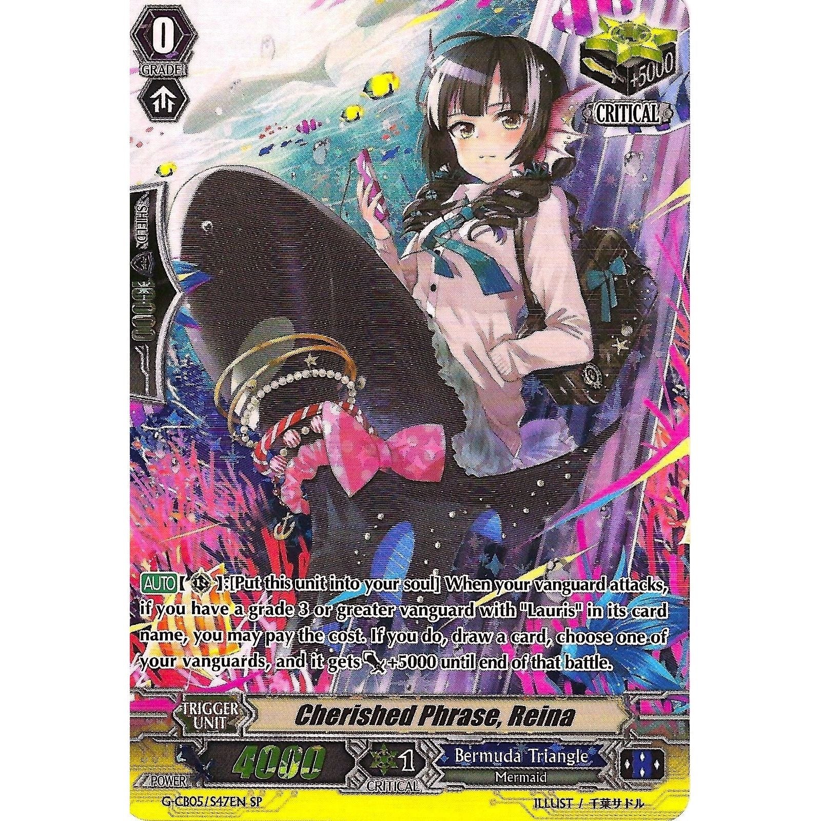 Image for Cherished Phrase, Reina (SP) (G-CB05/S47EN) (G-CB05) - Cardfight Vanguard