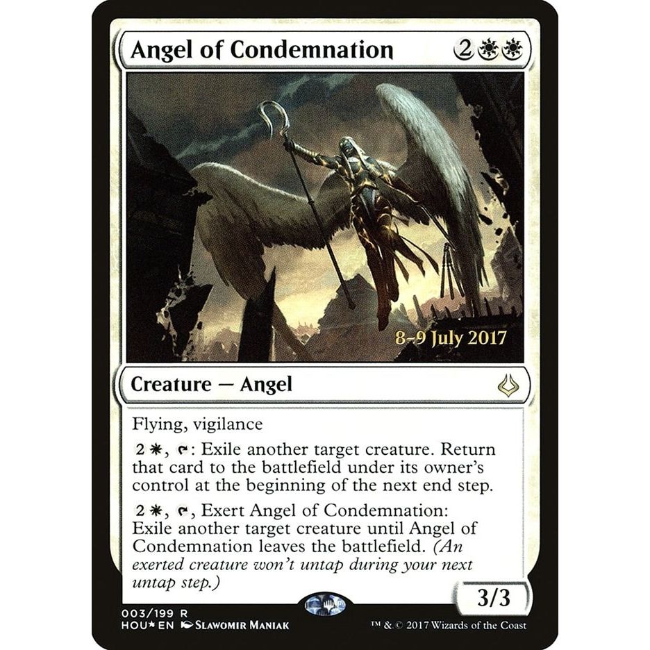 Image for Angel of Condemnation (3) (PRE) - Magic: The Gathering