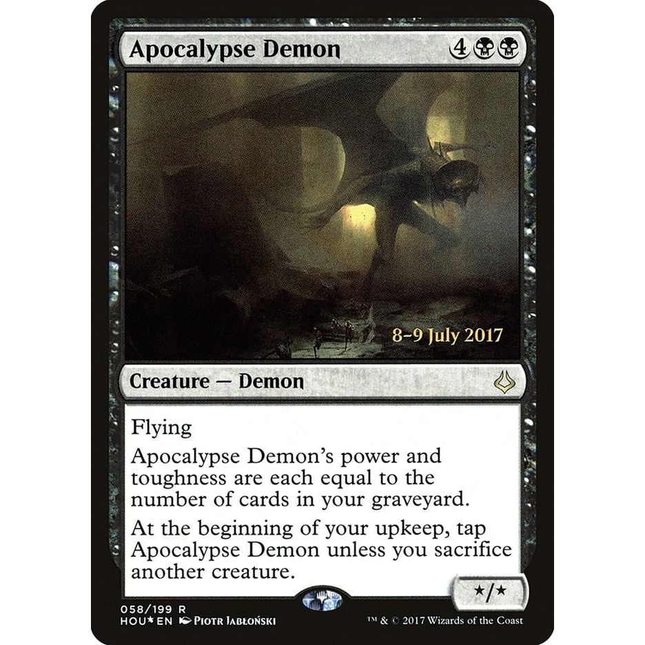 Image for Apocalypse Demon (58) (PRE) - Magic: The Gathering