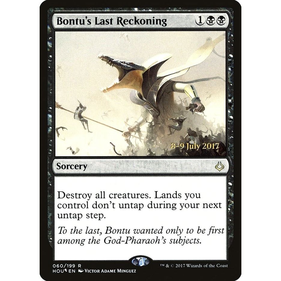 Image for Bontu's Last Reckoning (60) (PRE) - Magic: The Gathering