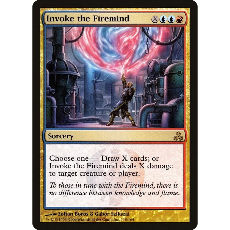 Image for Invoke the Firemind (118) (GPT) - Magic: The Gathering