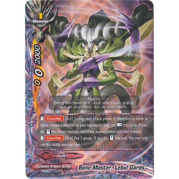 Image for Bone Master, Lebul Garos (X-BT02/0016EN) (X-BT02) - Future Card BuddyFight