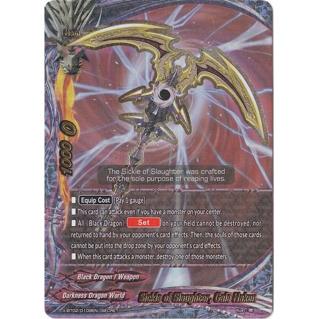 Image for Sickle of Slaughter, Gale Haken (X-BT02/0109EN) (X-BT02) - Future Card BuddyFight