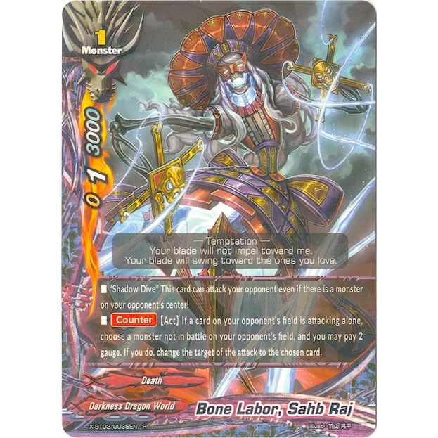 Image for Bone Labor, Sahb Raj (X-BT02/0035EN) (X-BT02) - Future Card BuddyFight
