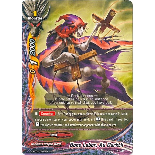 Image for Bone Labor, Au Darkth (X-BT02/0066EN) (X-BT02) - Future Card BuddyFight