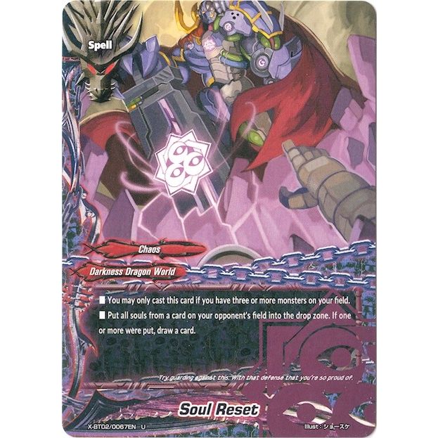 Image for Soul Reset (X-BT02/0067EN) (X-BT02) - Future Card BuddyFight