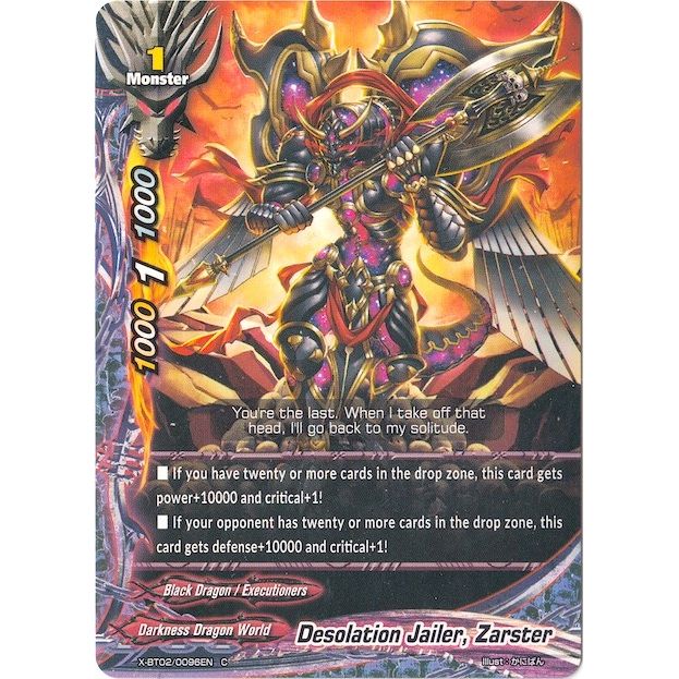 Image for Desolation Jailer, Zarster (X-BT02/0096EN) (X-BT02) - Future Card BuddyFight