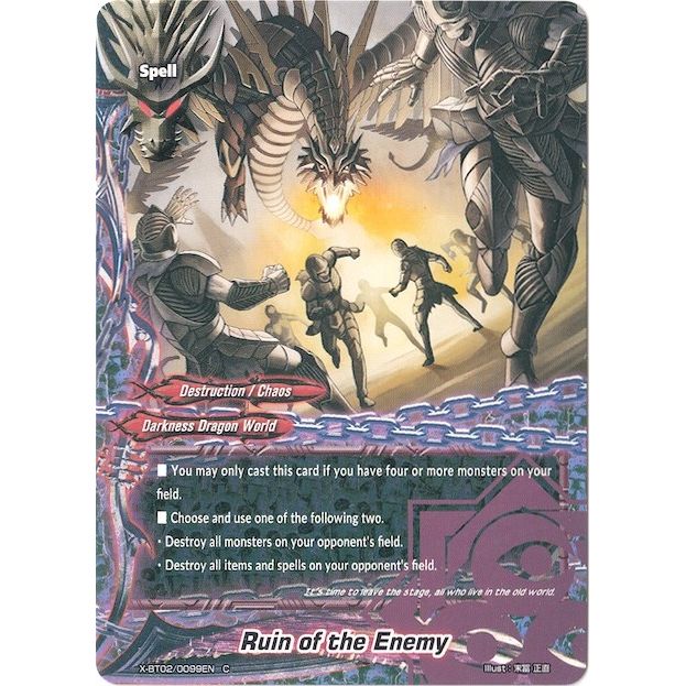 Image for Ruin of the Enemy (X-BT02/0099EN) (X-BT02) - Future Card BuddyFight