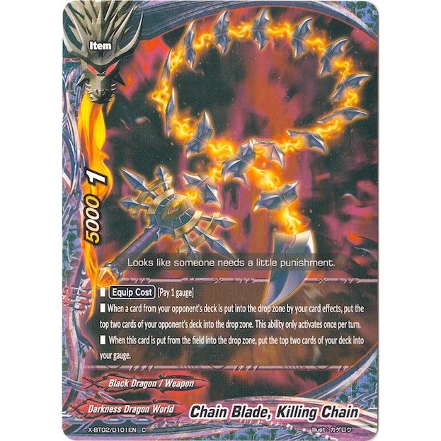 Image for Chain Blade, Killing Chain (X-BT02/0101EN) (X-BT02) - Future Card BuddyFight