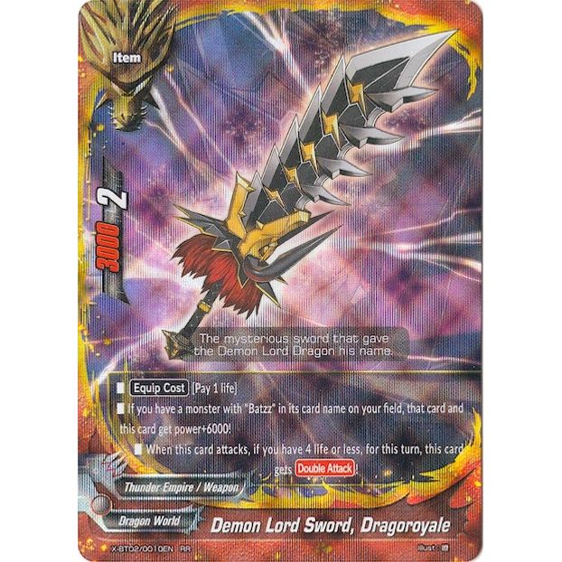 Image for Demon Lord Sword, Dragoroyale (X-BT02/0010EN) (X-BT02) - Future Card BuddyFight