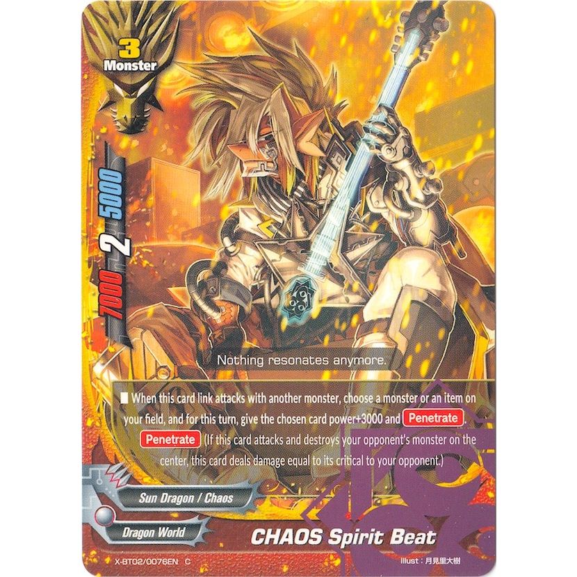 Image for CHAOS Spirit Beat (X-BT02/0076EN) (X-BT02) - Future Card BuddyFight