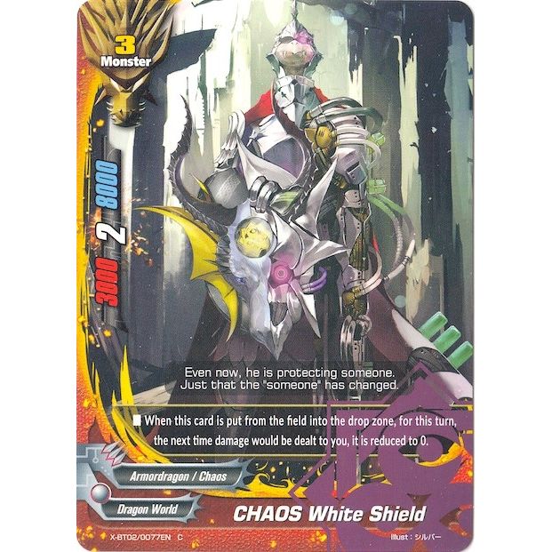 Image for CHAOS White Shield (X-BT02/0077EN) (X-BT02) - Future Card BuddyFight