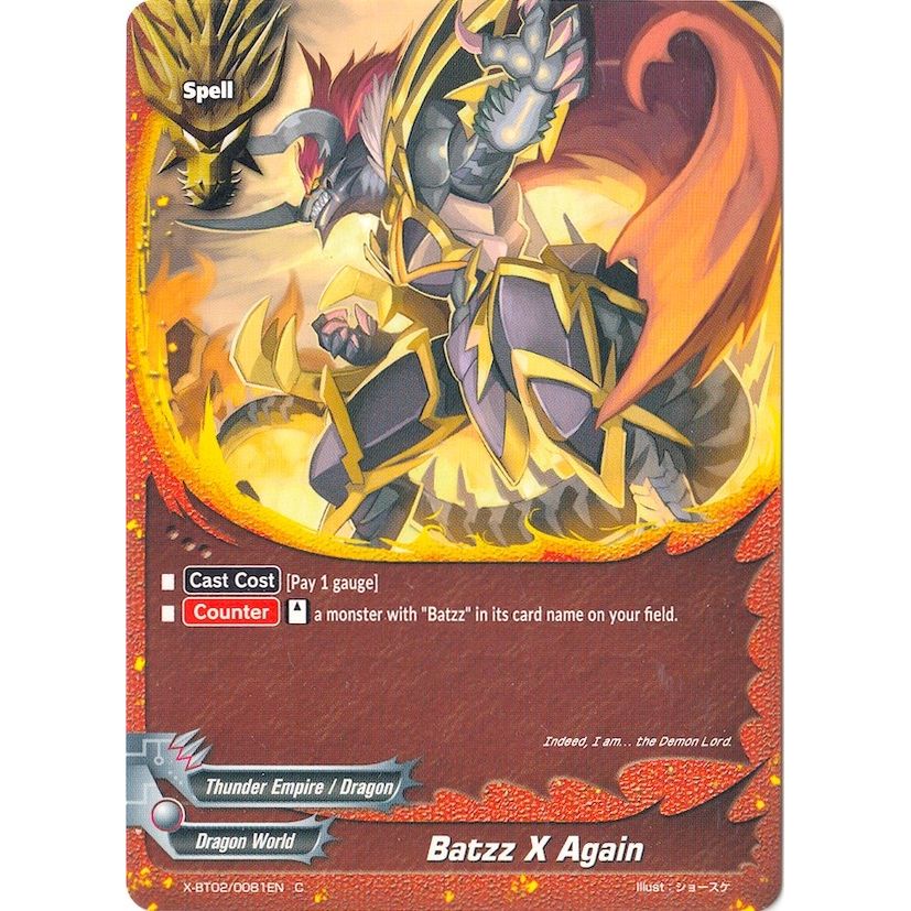 Image for Batzz X Again (X-BT02/0081EN) (X-BT02) - Future Card BuddyFight