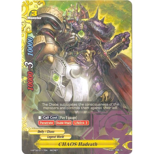 Image for CHAOS Hadeath (X-BT02/0117EN) (X-BT02) - Future Card BuddyFight