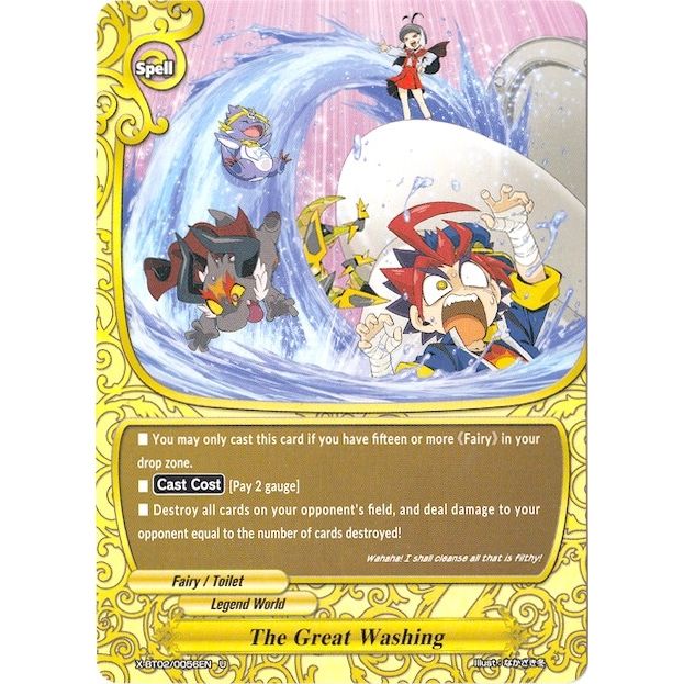 Image for The Great Washing (X-BT02/0056EN) (X-BT02) - Future Card BuddyFight