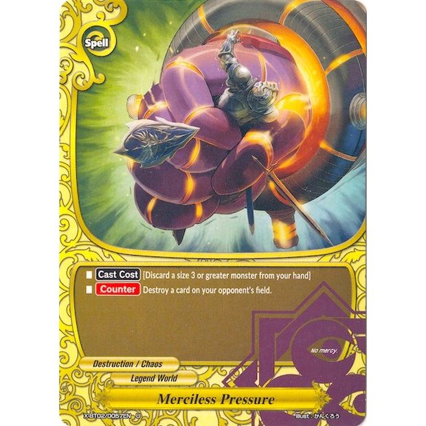 Image for Merciless Pressure (X-BT02/0057EN) (X-BT02) - Future Card BuddyFight
