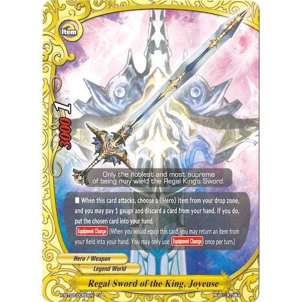 Image for Regal Sword of the King, Joyeuse (X-BT02/0060EN) (X-BT02) - Future Card BuddyFight