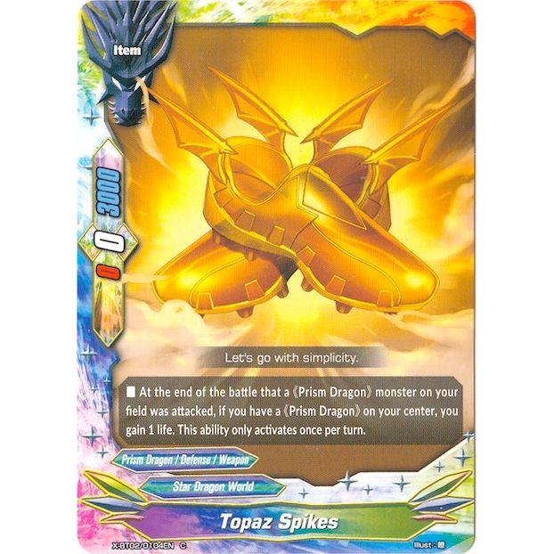Image for Topaz Spikes (X-BT02/0104EN) (X-BT02) - Future Card BuddyFight