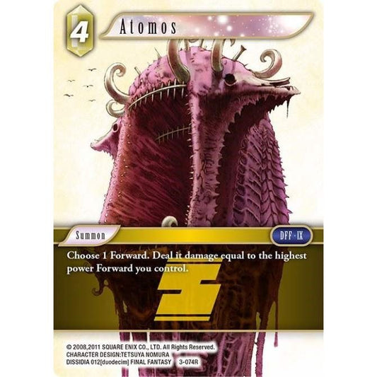 Image for Atomos (3-074R) (OP3) - Final Fantasy TCG