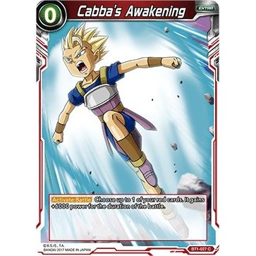 Image for Cabba's Awakening (2017) (BT1-027) (DBS-B01) - Dragon Ball Super: Masters