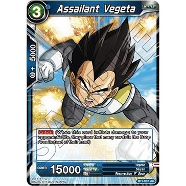 Image for Assailant Vegeta (BT1-037) (DBS-B01) - Dragon Ball Super: Masters