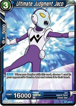 Image for Ultimate Judgment Jaco (BT1-048) (DBS-B01) - Dragon Ball Super: Masters
