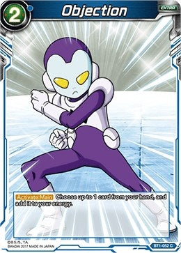 Image for Objection (BT1-052) (DBS-B01) - Dragon Ball Super: Masters
