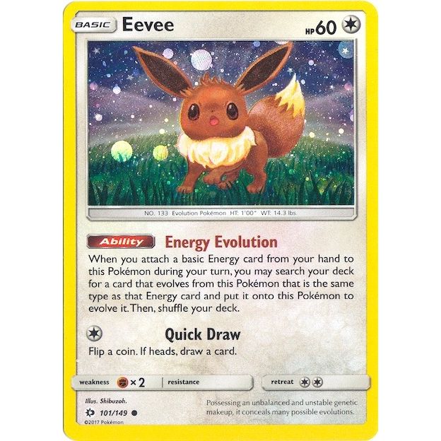 Image for Eevee - 101/149 (Cosmos Holo) (101/149) (MCAP) - Pokemon