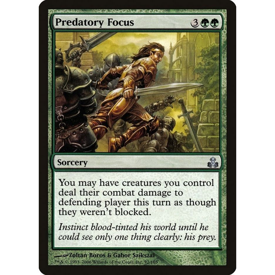 Image for Predatory Focus (92) (GPT) - Magic: The Gathering
