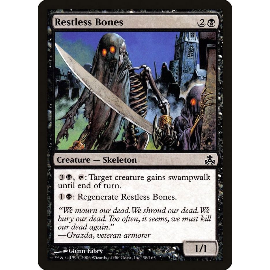 Image for Restless Bones (58) (GPT) - Magic: The Gathering
