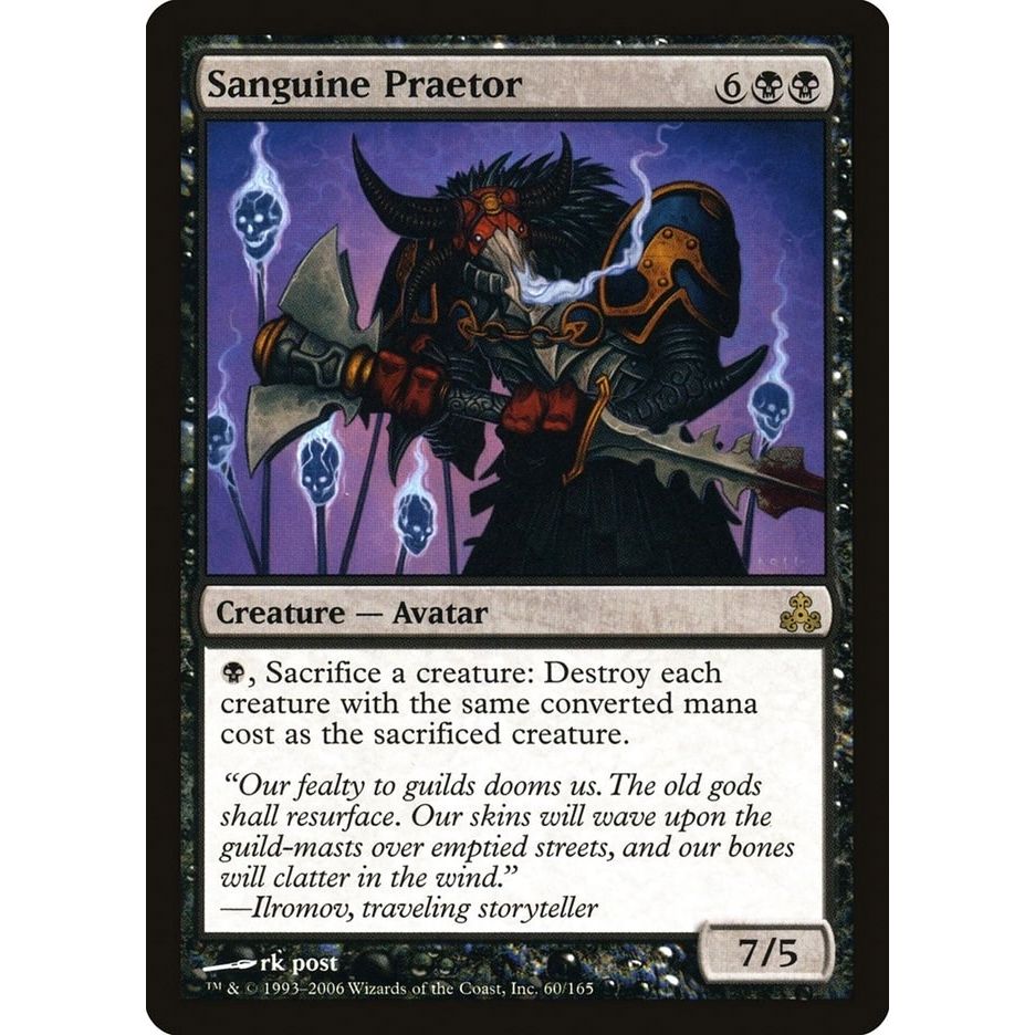 Image for Sanguine Praetor (60) (GPT) - Magic: The Gathering