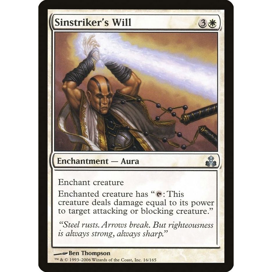 Image for Sinstriker's Will (16) (GPT) - Magic: The Gathering