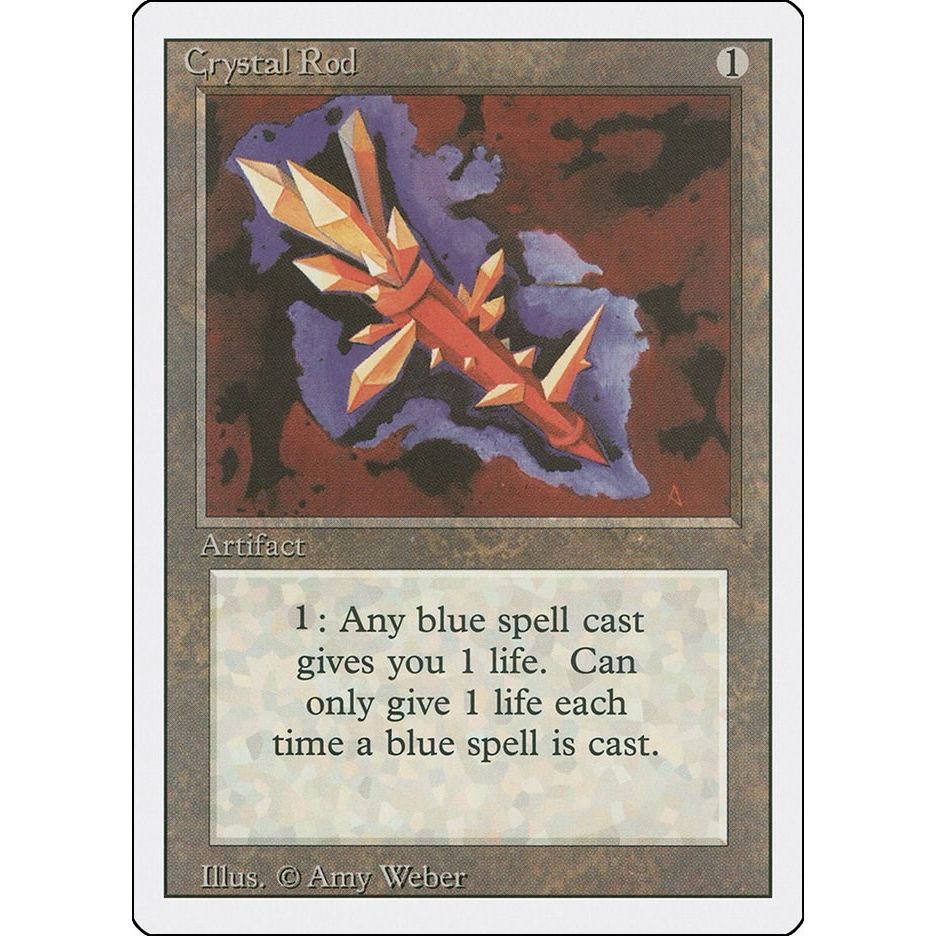 Image for Crystal Rod (3ED) - Magic: The Gathering