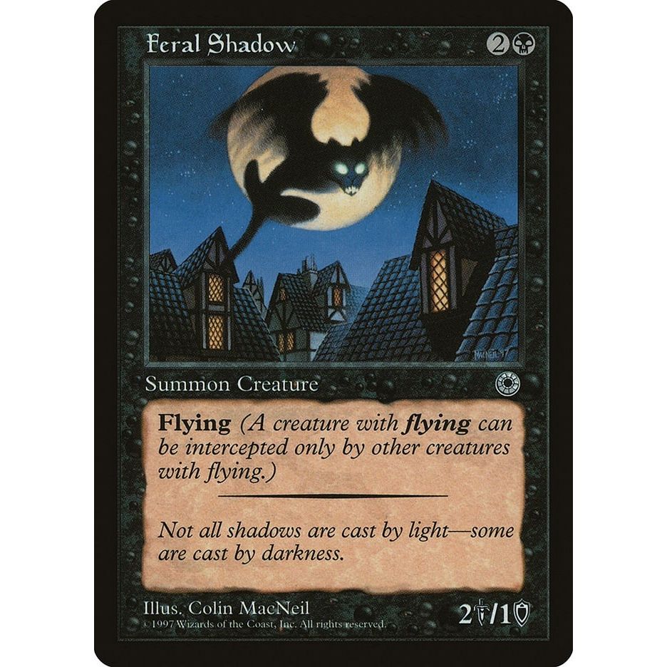 Image for Feral Shadow (Reminder Text) (POR) - Magic: The Gathering