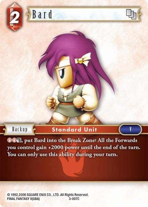 Image for Bard (3-007C) (OP3) - Final Fantasy TCG