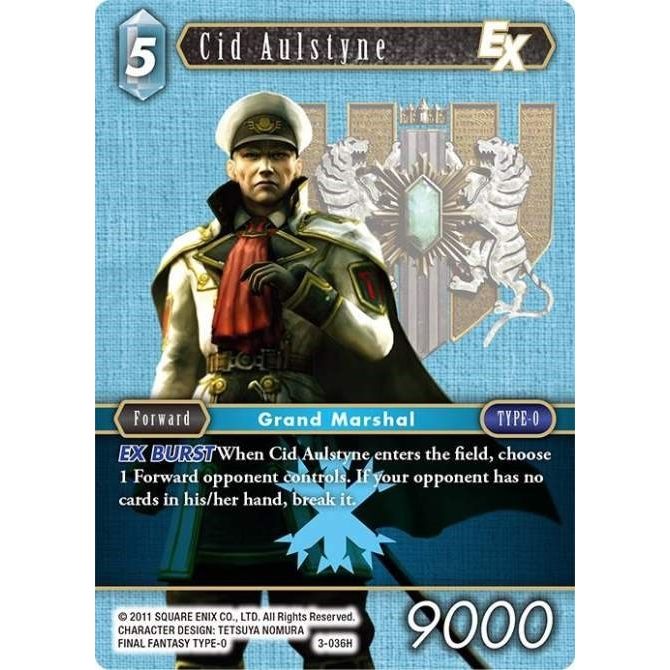 Image for Cid Aulstyne EX (3-036H) (OP3) - Final Fantasy TCG