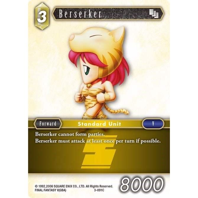 Image for Berserker (3-091C) (OP3) - Final Fantasy TCG