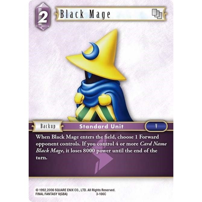 Image for Black Mage (3-106C) (3-106C) (OP3) - Final Fantasy TCG